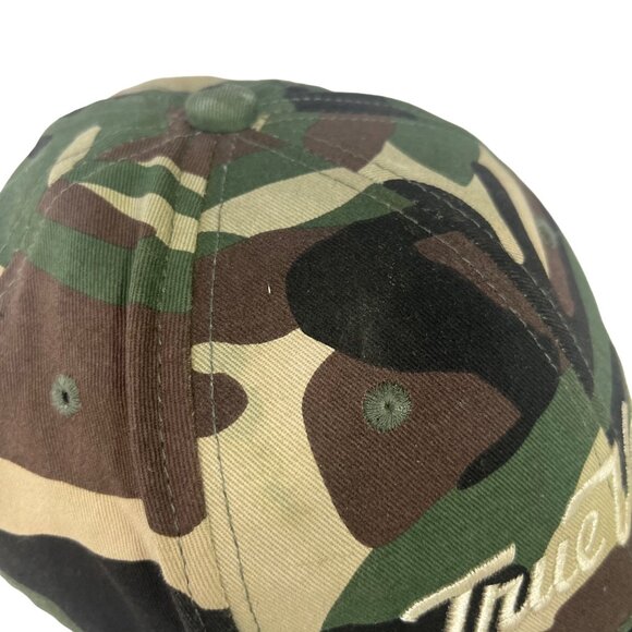 True Value Camo Baseball Cap Hat Unsex OS Green Brown Adjustable - Picture 6 of 9